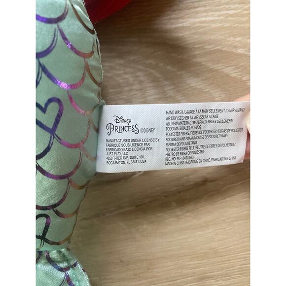 Disney Princess NWOT Ariel The Little Mermaid plush doll 12” novelty - Picture 3 of 3